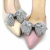 1 Pcs Crystal Rhinestones Bow Shoe Clips Wedding Bridal Shoe Buckles DIY Manual Bead High Heels Flower Decorations Accessories