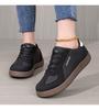 Leichte Frühlings-Freizeit-Damenschuhe in einfarbiger deutscher Stilrichtung, vielseitig, weiß