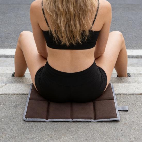 Alfombrilla Plegable para Asiento de Tela Oxford Impermeable Ligera Portátil Cojín de Asiento de Viaje Esterilla para Sentarse al Aire Libre Senderismo Camping Picnic Esterilla para Estadio