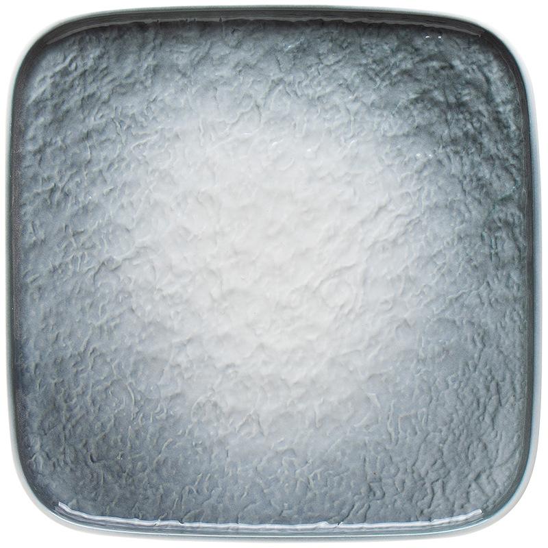 Plate Ceramic Square Plate Vegetable Plate Household Steak Plate Tableware Plate Flat Plate Pasta Plate White Porcelain Holiday Gift