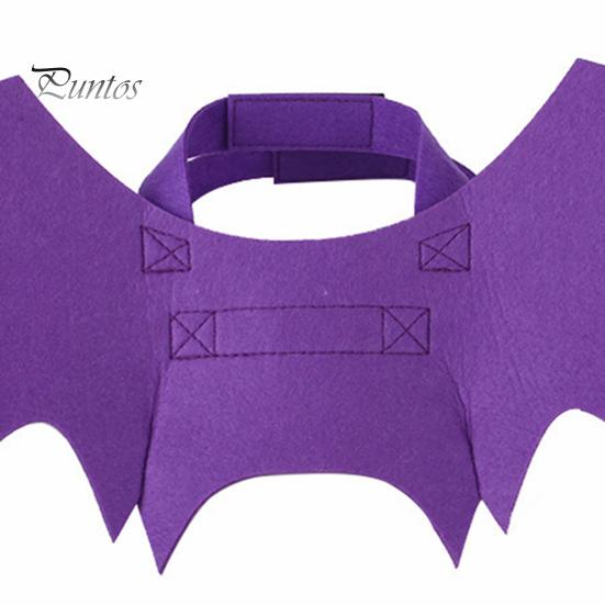 Hook And Loop Pet Costume Cat Bat Wings, Halloween Costume, Puppy Cosplay Outfit, Dark Night Wings Cute for Cats Dogs Party Dress Up Accessory