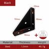 4pcs Pack Triangular Reinforcement Corner Brackets Cabinet Support Bracket  Cabinet