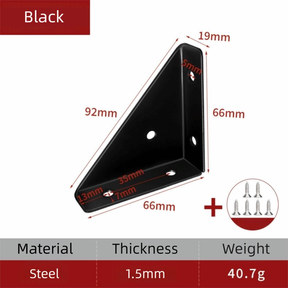 4pcs Pack Triangular Reinforcement Corner Brackets Cabinet Support Bracket Cabinet