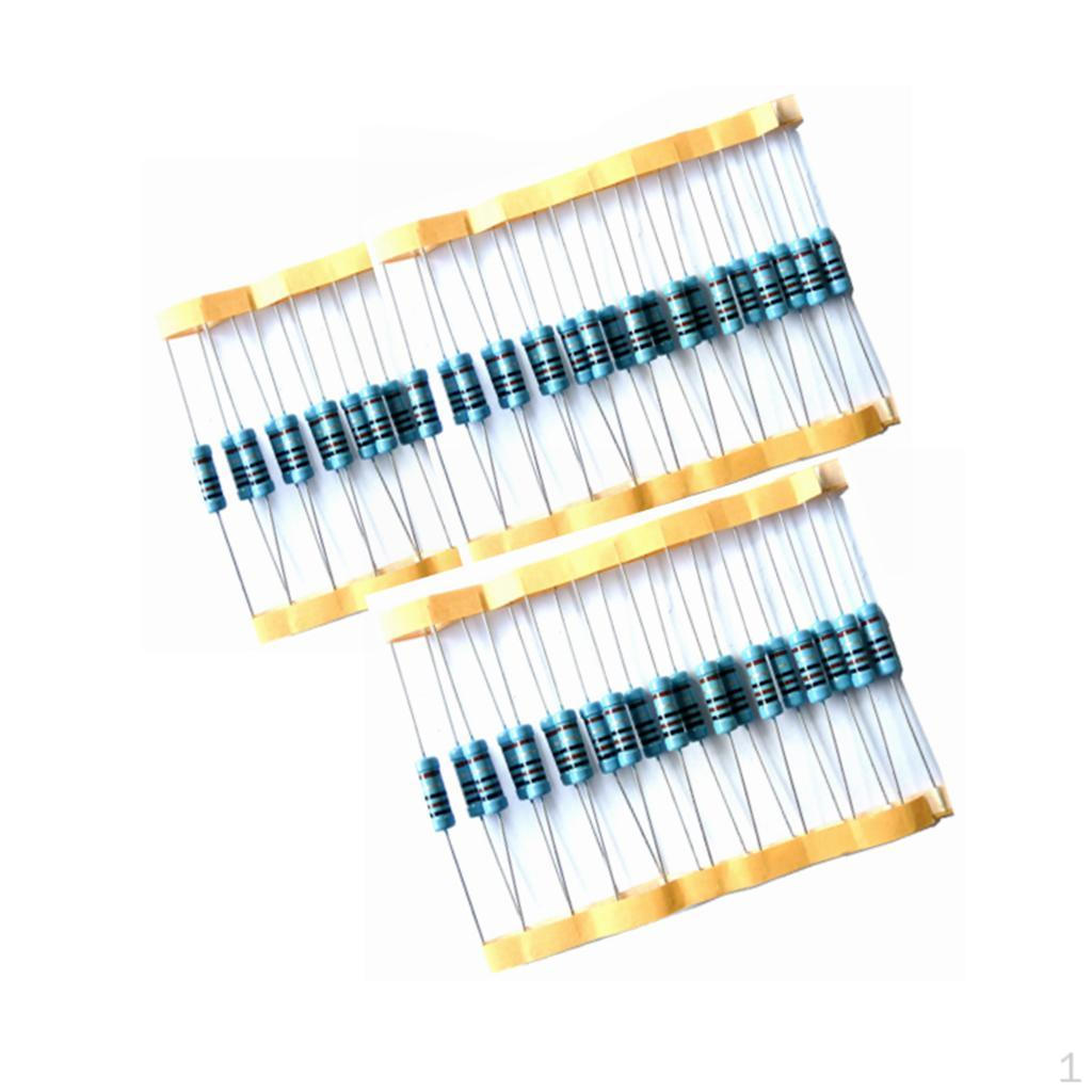 50 Pieces 2W 2 Watt Metal Film Resistors 1 Tolerance 100 Ohm