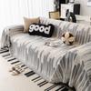 Modern Throw Color Block Camping Picnic Blanket Cover INS Nordic Sofa Cover Mat Throw Blankets for Living Room Couple Position