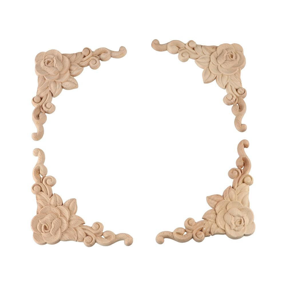 Corner Cabinet Decoration Corner Applique Wooden Applique Wooden Decoration Furniture Applique