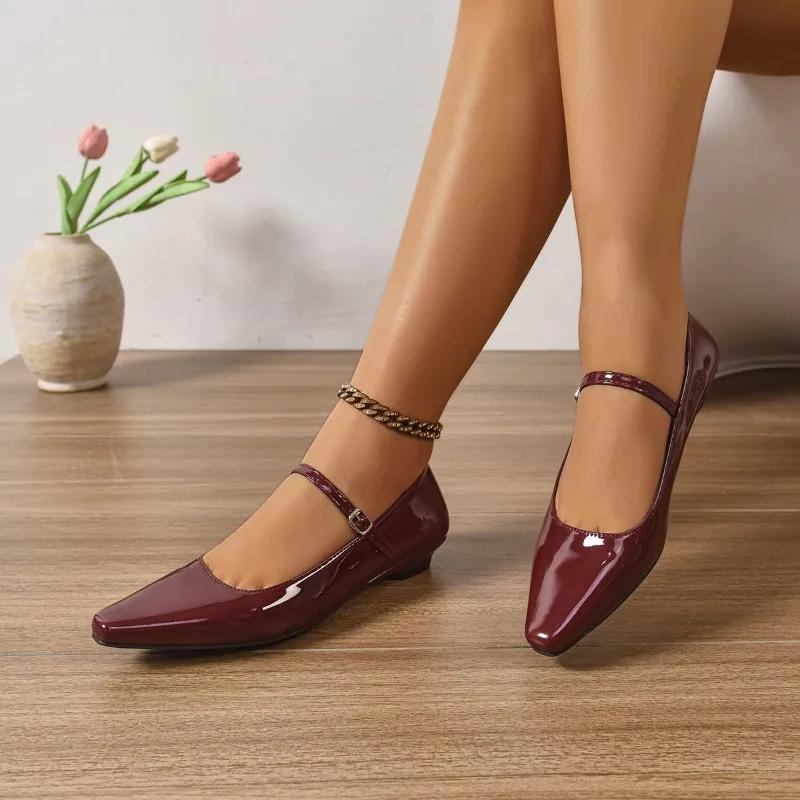 Fashion Ladies Shoes 2025 Hot Sale Buckle Strap Women's High Heels Fashion Shallow Dress New Pointed Toe Best Seller High Heels Zapatos