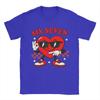 Casual Groovy Heart Six Seven 6 7 Valentines Day TShirts for Men Round Neck 100 Cotton T Shirt  Short Sleeve Tee Shirt Gift
