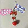 Cute Core Beaded Keychain Lanyard Ornament Stylish Decoration for Bag and Key