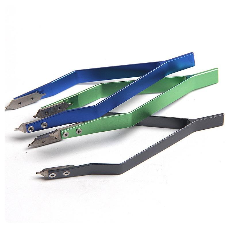 Professional Stainless Steel V-Type Watch Band Tweezer Precision Spring Bar Removal Tool for Watches Bracelets & Jewelry Repair