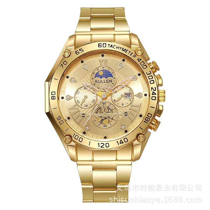 Luxury Men Quartz Watches Fashion Concept Decorative Dial Casual Military Sports Wristwatch Waterproof Men's Clock