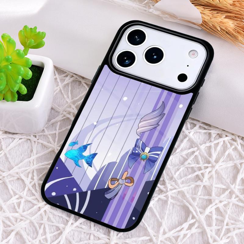 Genshin Impact Sangonomiya Kokomi soft Phone Case for iPhone 17 Air 16 15 11 12 14 13 Pro Max Shockproof Cover