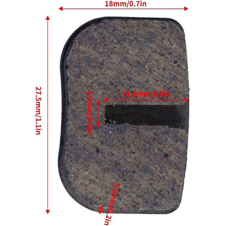 Rear Disc Brake Caliper with Brake Pads Replacement Compatible with Baja Doodlebug Dirtbug 97cc 2.8HP DB30 Kids Mini Dirt Pocket Bike Electric Razor