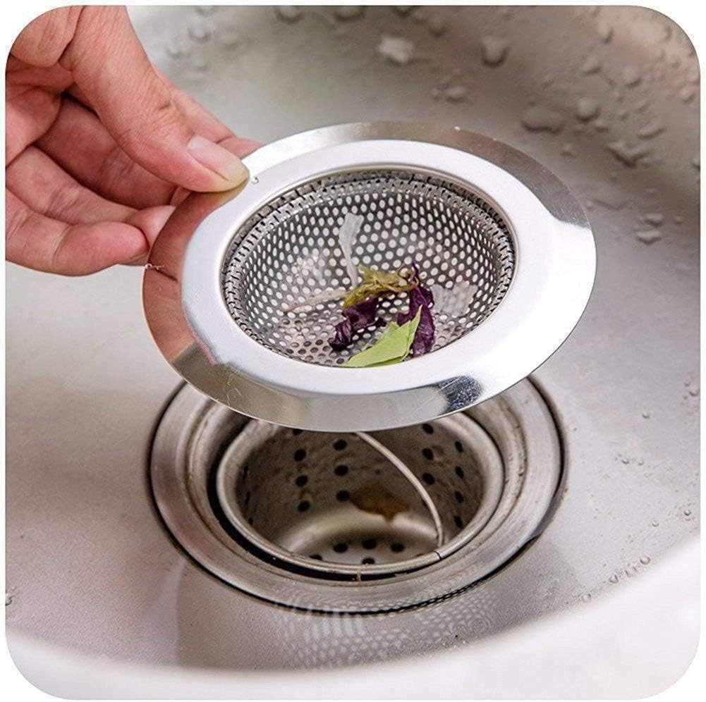 Diskbänk Avloppssil Avloppssil Avloppssil Rostfritt stål för Behållare, Dike, Behållare, Öppning, 8cm, Diskbänk, Behållare, Behållare,