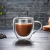 Double Wall Glass Tea Cup Heat Resistant Coffee Milk Mug Transparent Water Drinking Cup