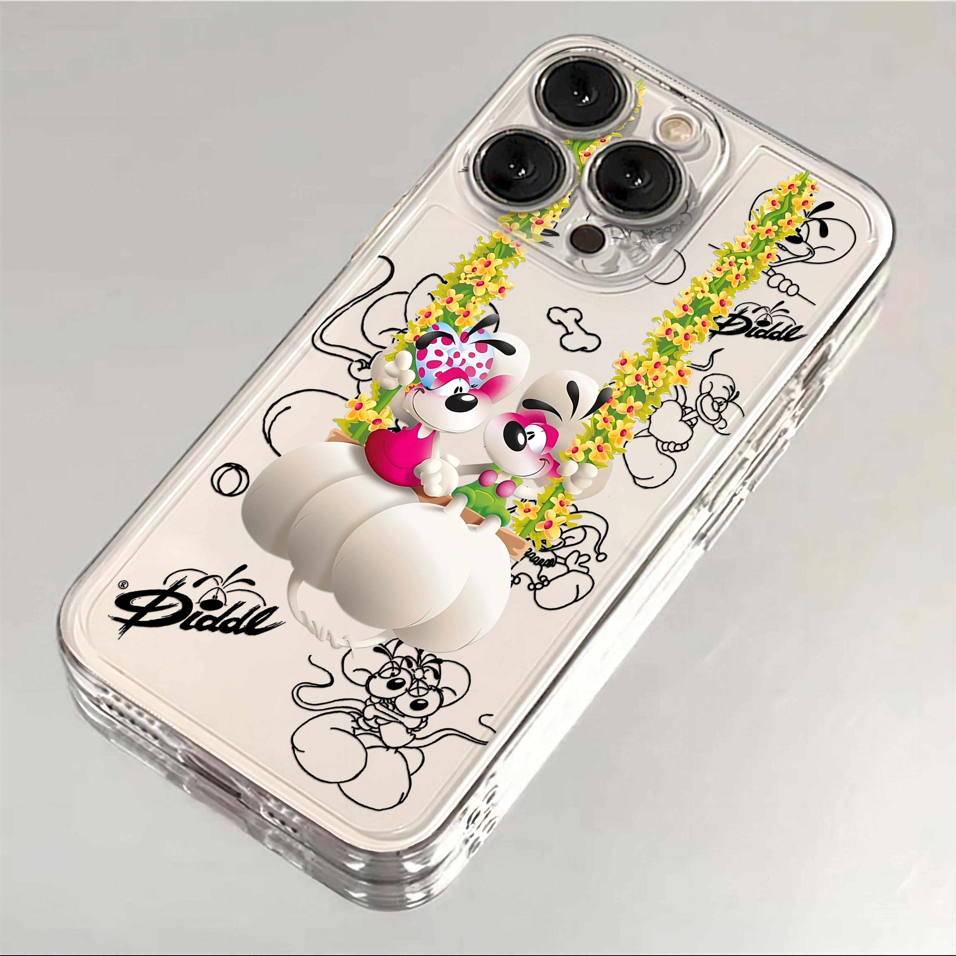 

Cartoon Cute D-Diddls Phone Case For iPhone 17 16e 16 15 14 13 12 11 Mini Air Pro Max X XR XSMax 7 8 Plus Transparent Back Cover iPhone 16e