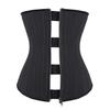 25-Bone Latex Body Shaper: Zipper & Hook Waist Cincher Suit