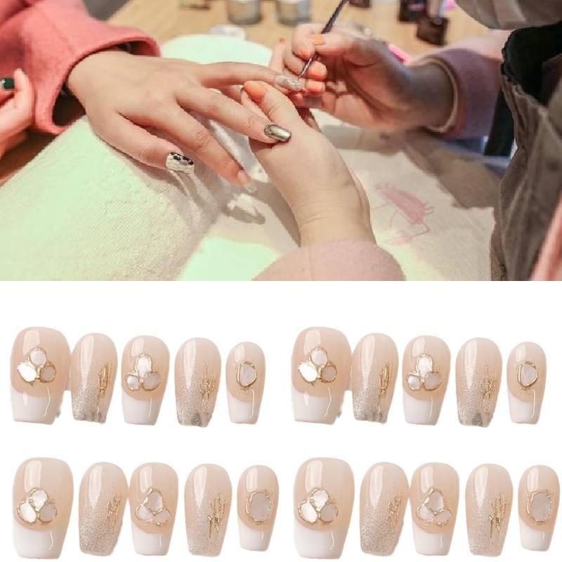 Fashionable Seashell Nail Stickers Wholesale High-quality Wearable French Style