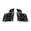 For Mercedes Benz E C Class 2011-2013 Matte Black Steering Wheel Button Cover