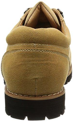 San-A Plus 2311 Men's Mountain Boots, Beige Suede, Size 24.5cm, 3E