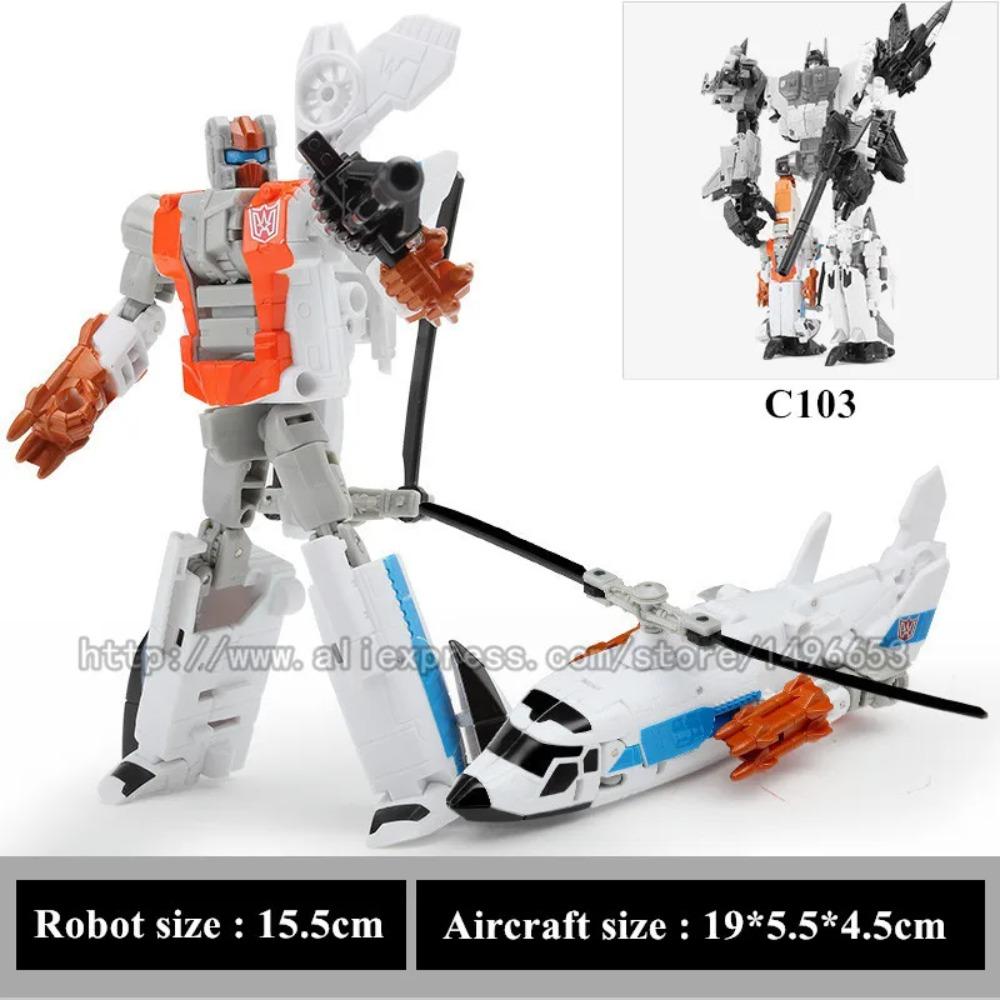 Haizhixing 5 IN 1 Transformation Robot Car Toys Anime Devastator Aircraft Tank Model KO Boys Truck Collection Kid Adult Gift