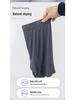 Men's Seamless Mid-Waist Modal Boxer Briefs: Extended Length, Anti-Chafe, Anti-Slip, Antibacterial.