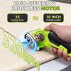Cordless Electric Scissors 4V Rechargeable Box Cutter Powerful Cutter for Carpet & Cardboard Cutter Tool with LED Light