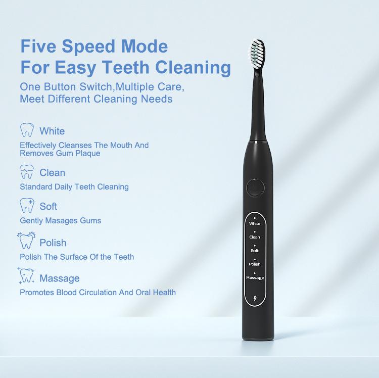 Couple DuPont Soft Hair Electric Toothbrush Electric Toothbrush Set Gift Box