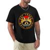 Summer Tee-shirt Black Fashion Mens T-shirt Vintage Raccoon Eat Trash Hail Satan T-Shirt Brand T Shirts Men Graphic T Shirts