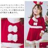 Santa Cosplay Kids Christmas Costume Kids Costume Santa Claus Girl Costume Cute Warm Santa Clothes Headband Hat Included Fluffy Christmas Kids Santa