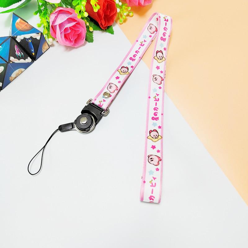Cartoon Phone & ID Lanyard: Detachable Swivel Strap, Ideal for Work Badge & Phone Case