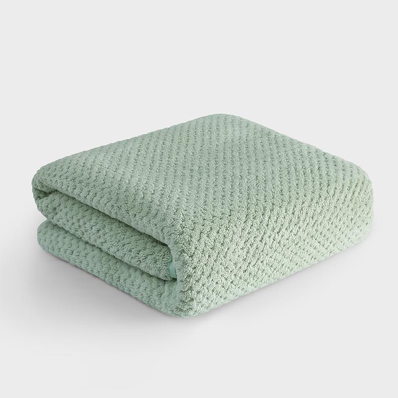 Ultra-Soft Coral Fleece Bath Towel Thickening Is Not Easy To Shed Absorbent Towels Bathroom Hotel Eco-Friendly Beach Towel