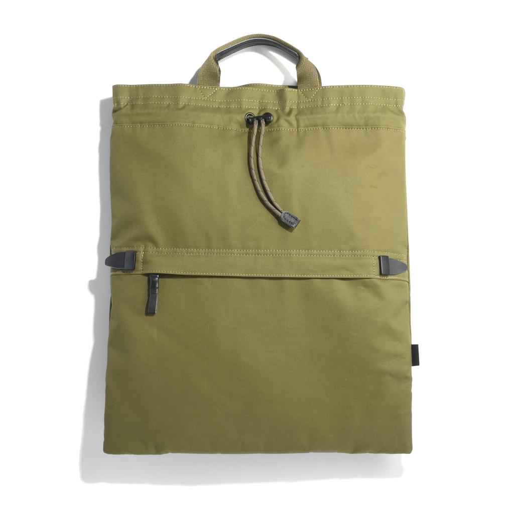Untrack CITY Tragetasche, Rucksack für Erwachsene, Turnbeutel, 2-Wege, Ventile-Gewebe, A4-Größe, Herren, Khaki