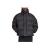 Adidas Originals Trefoil Solid Logo Hidden Zip Stand Collar Jacket Men Outerwear Black HM9221