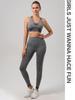 Peach Hip-Lift High-Waist Yoga Tank & Pants Set - Women's Sculpting Fitness Wear