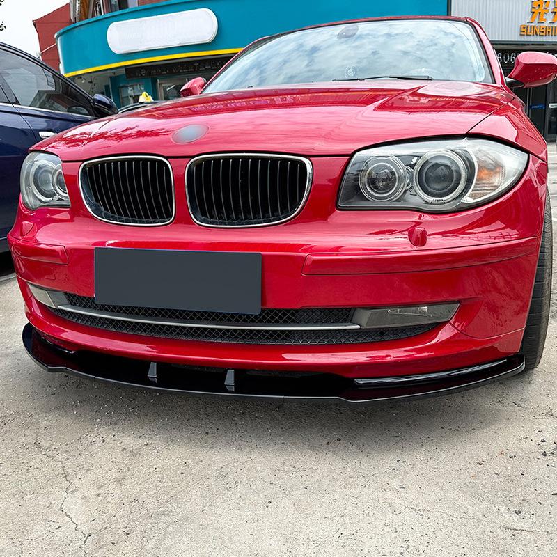 Front Spoiler Lip Splitter For BMW 1 Series E81 E82 E87 E88 LCI Standard 2008-2012 3Pcs Front Bumper Spoiler Diffuser Body Kit