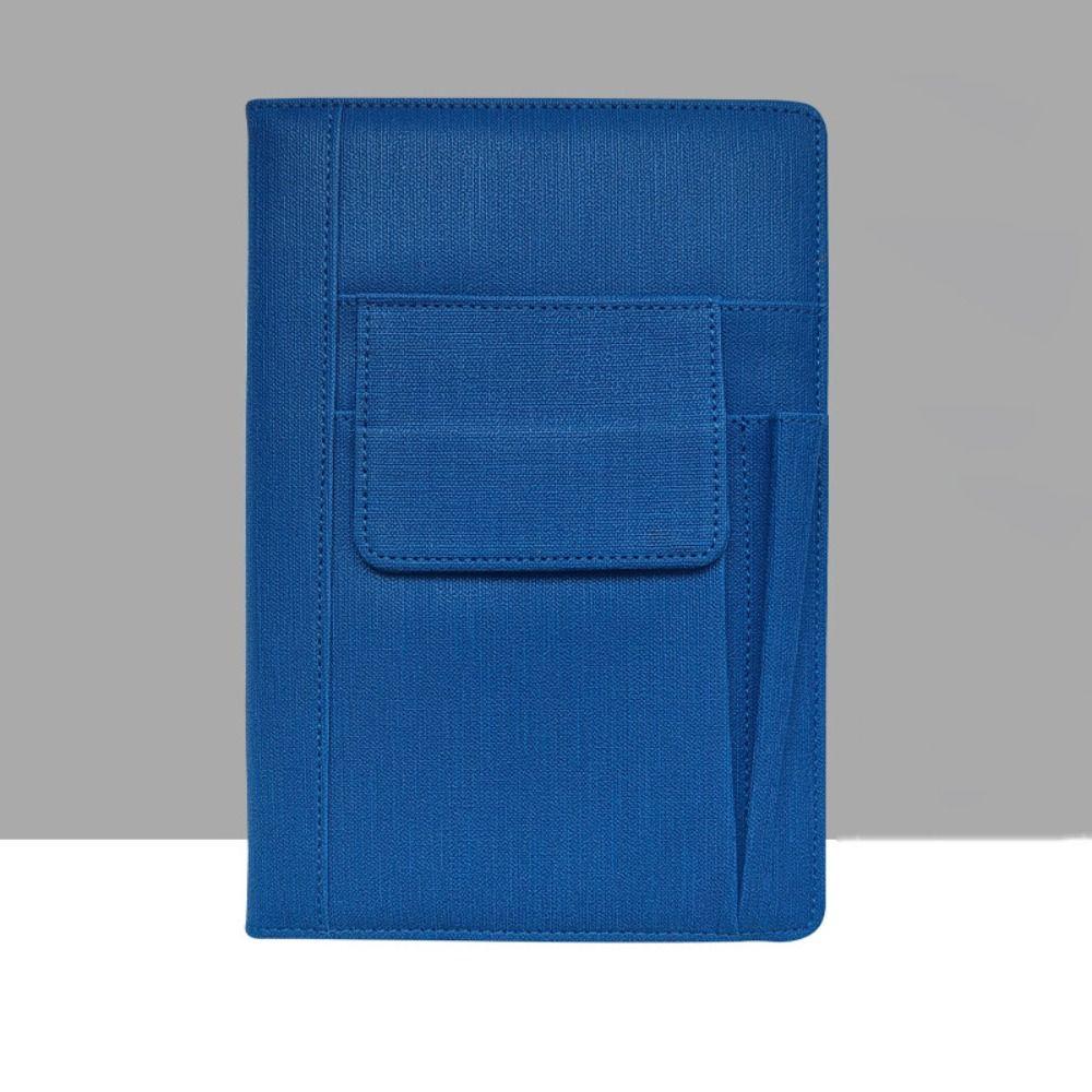 A5 PU Leather Notebook To Do List Memo Book Multifunction Notebook with Pocket  Birthday Gifts