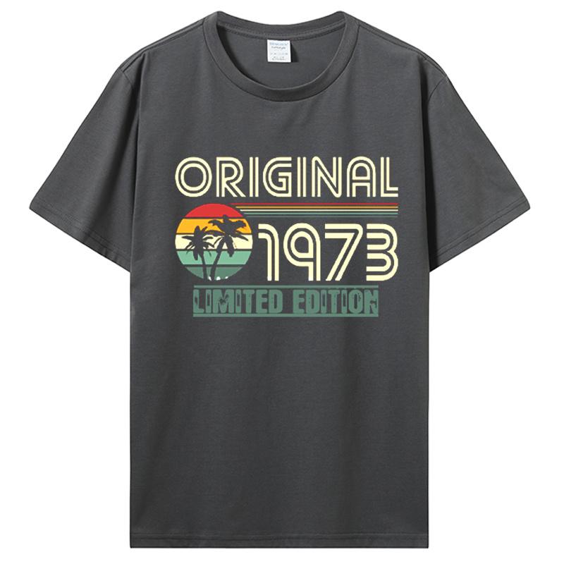 Old T Shirt Original Limited Edition 1973 Vintage T-shirt Funny Women Men Birthday Gift Printed Tshirt Harajuku Streetwear Tees