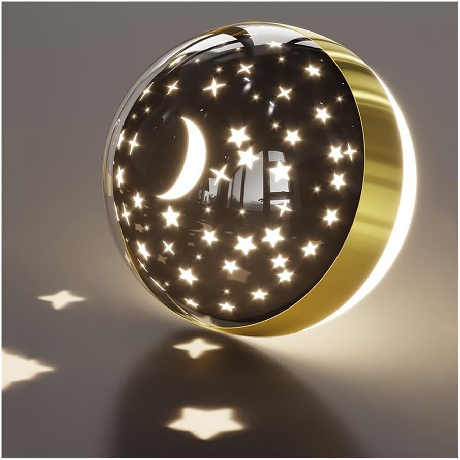 Astronaut Wall Light LED Star Projector Dimmable Bedroom Lamp Black