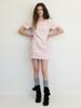 Etmont Strap Tweed Mini Dress, Light Pink