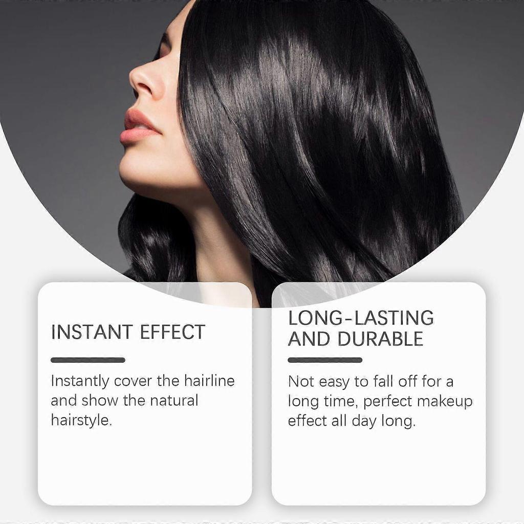 Hoegoa Hair Concealer Is A Natural, Gentle, Long-Lasting, Easy-To-Clean And Refreshing Hair Care Product With A Natural Brownish-Black Color