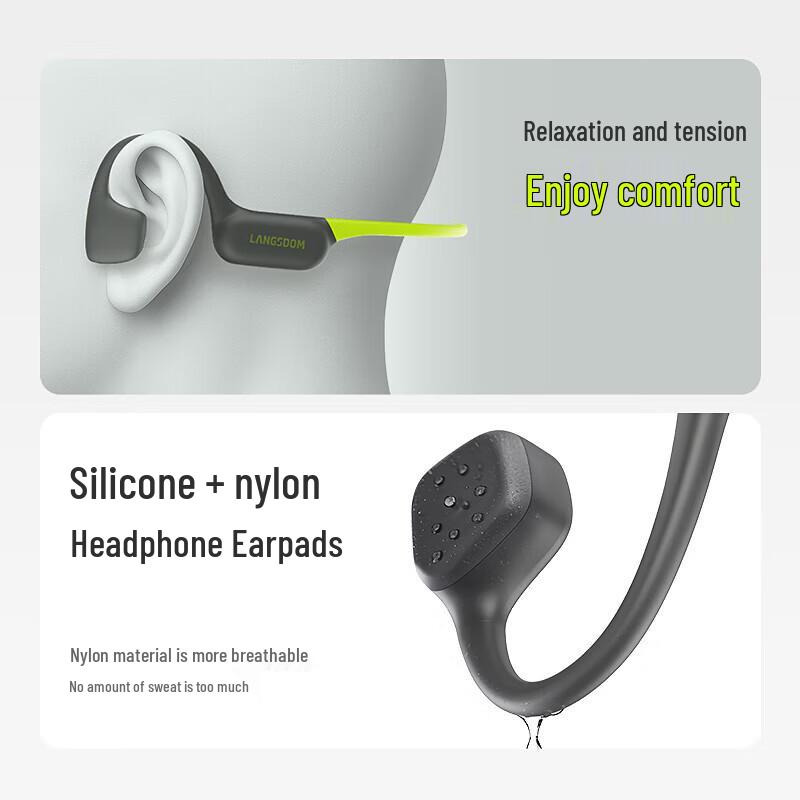 Lanston Bone Conduction Bluetooth Swimming & Sports Headphones