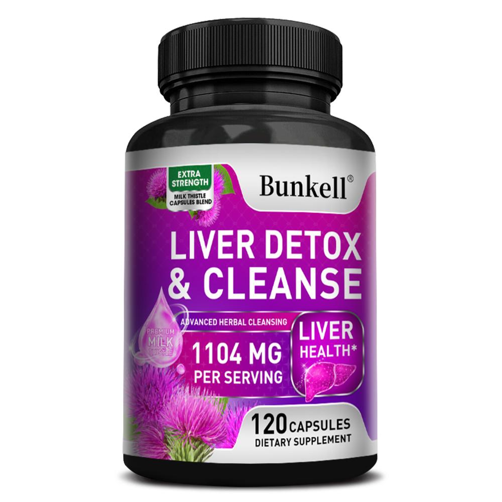 Liver Cleansing, Detoxifying, and Repairing Formula - 120 Capsules
