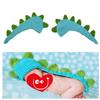 Knitted Little Dinosaur Blue Studio Style Clothing Supply New Children's Hats and Clothes Woolen Yarn Baby Photography Props