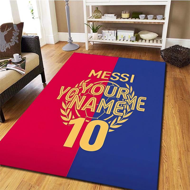 Messi Custom Name Carpet Rug For Living Room Bedroom Home Sofa Decoration Kids Play Nonslip Floor Mat