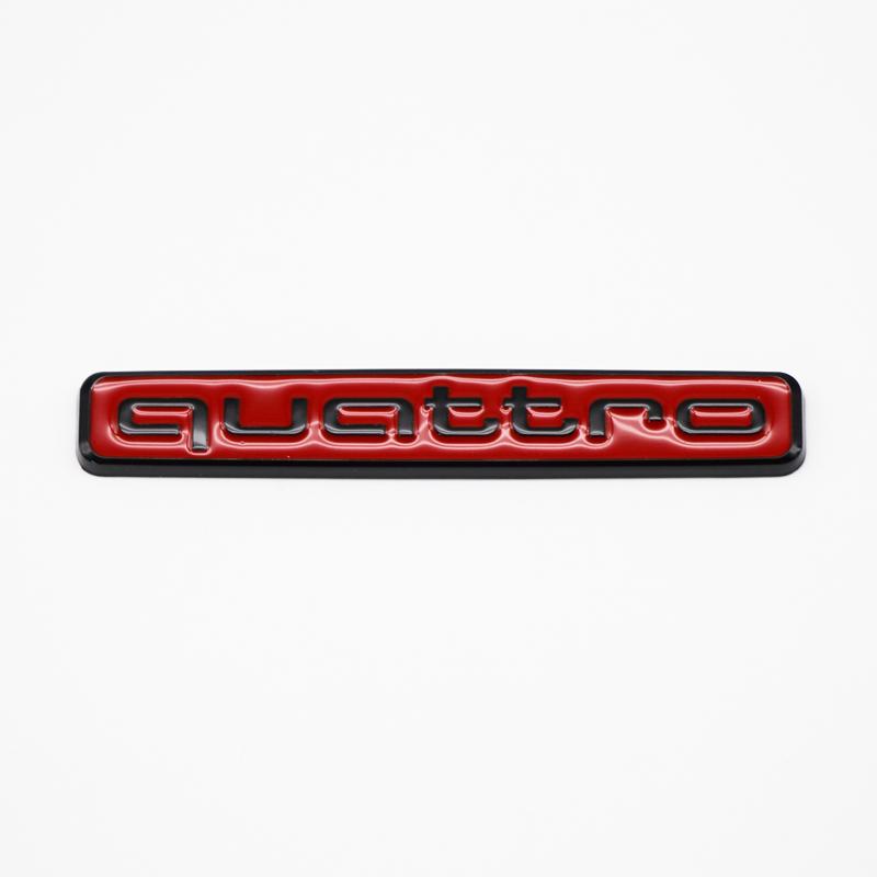hot SLINE Badge Front Grille Badge Body Trunk Decoration quattro Sticker Auto Emblem Accessories For Sline A6 A7 A8 TT Q3