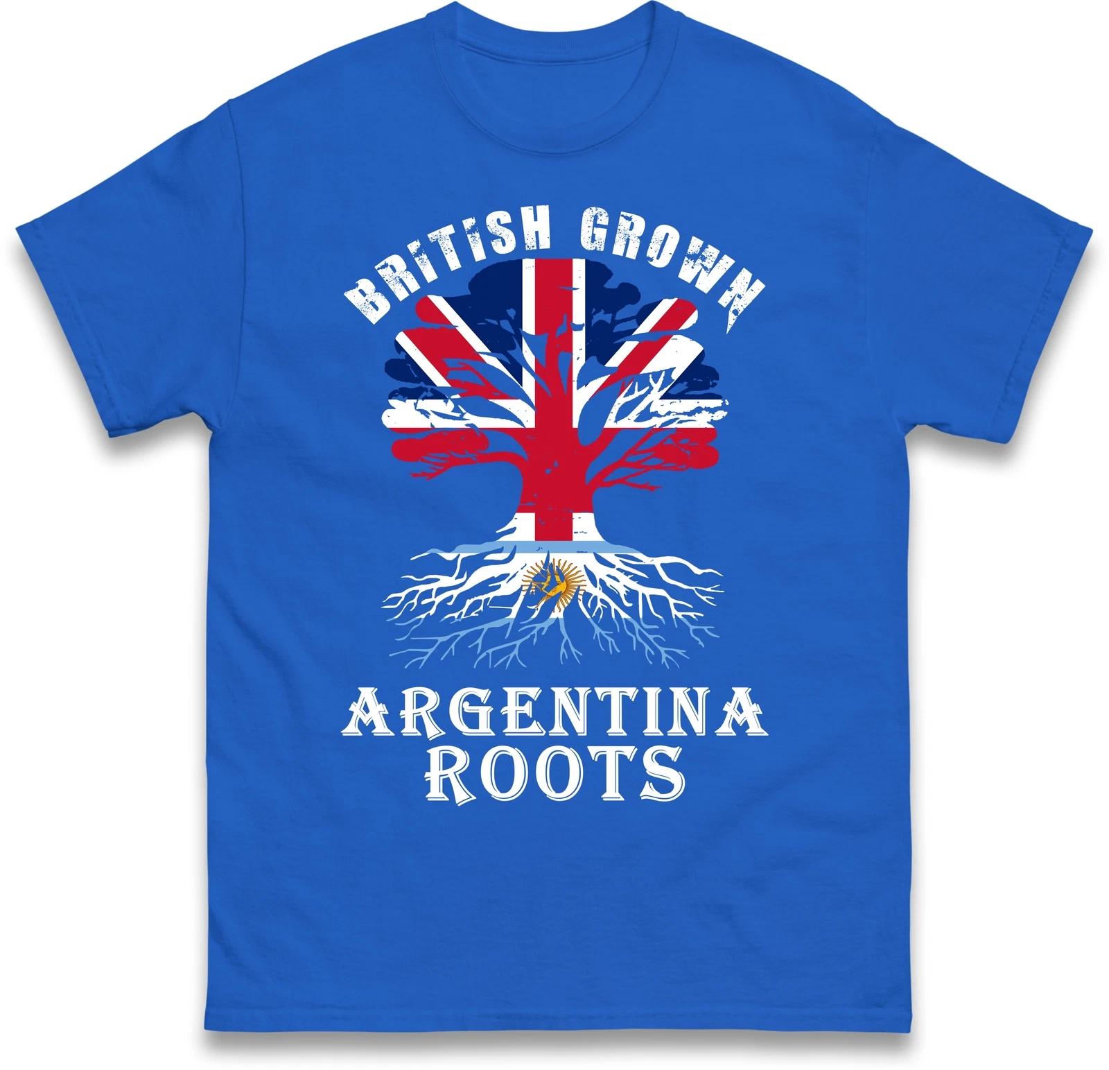 Great Britain T-Shirt, Argentina Roots T-Shirt, patriot T Shirt, British Grown M
