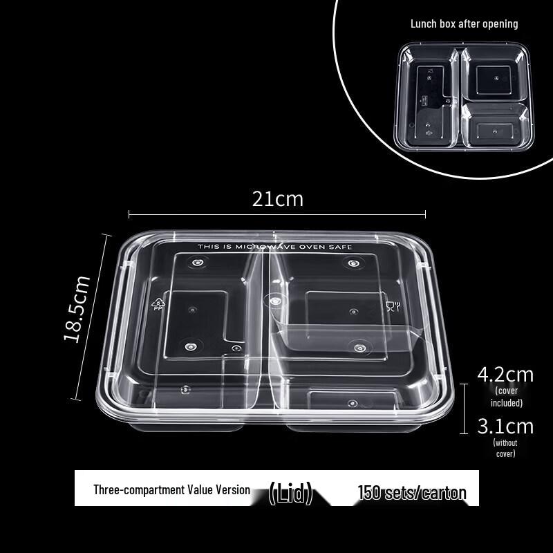 Disposable Compartmented Food Containers