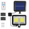 Super Bright Waterproof Solar Wall Light with Motion Sensor for Indoor & Outdoor Use