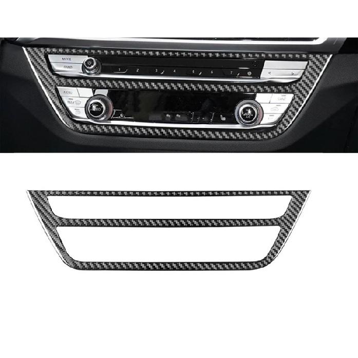 For BMW X3 G01 G08 X4 G02 Carbon Fiber Car Central Control CD Panel Suite Stickers Decoration Auto Interior Modified Accessories